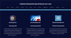 Desktop Screenshot of foreverhoroscopes.com